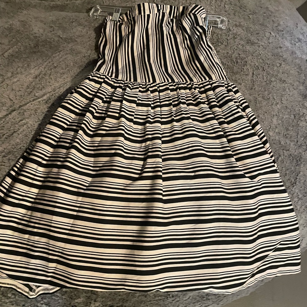 Strapless summer dress